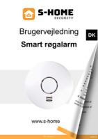 Brugervejledning Smart røgalarm  DK 1 - S-Home