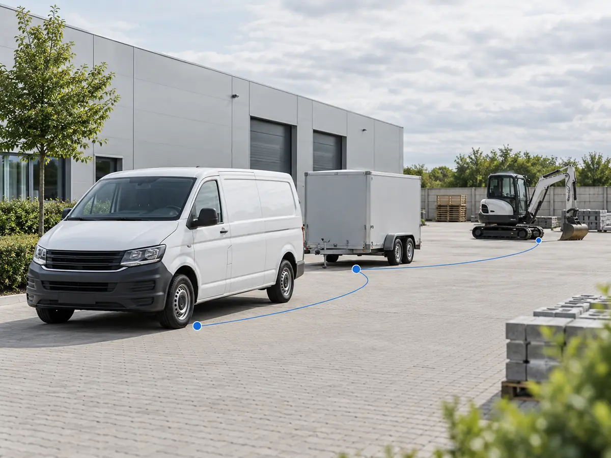 Professionel GPS-hardware til varebiler, trailere og maskiner