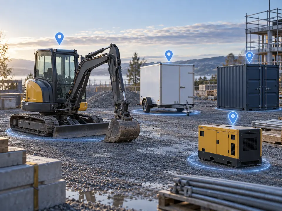 GPS tracker til maskiner, trailere og udstyr