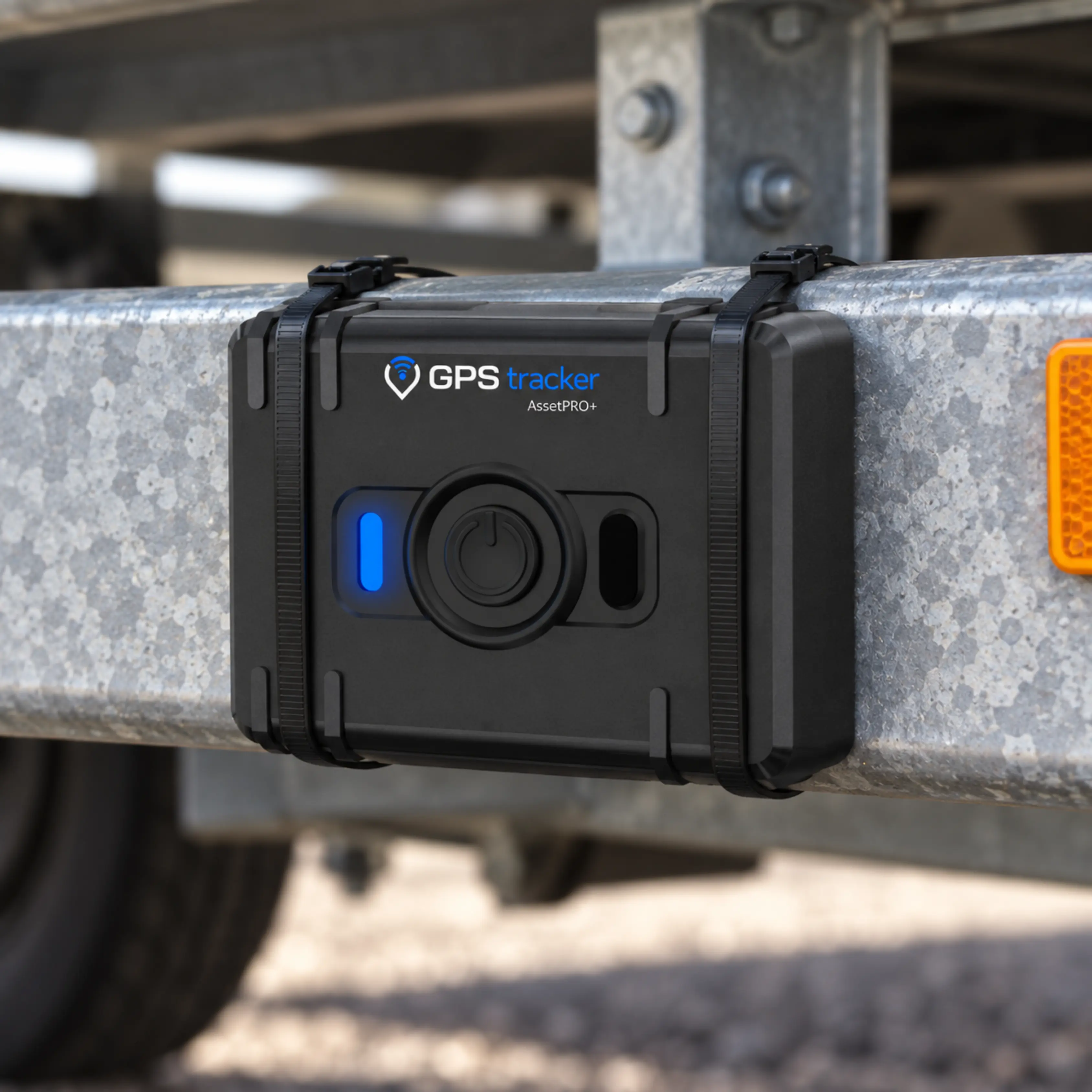 AssetPRO+ GPS tracker monteret p� trailer