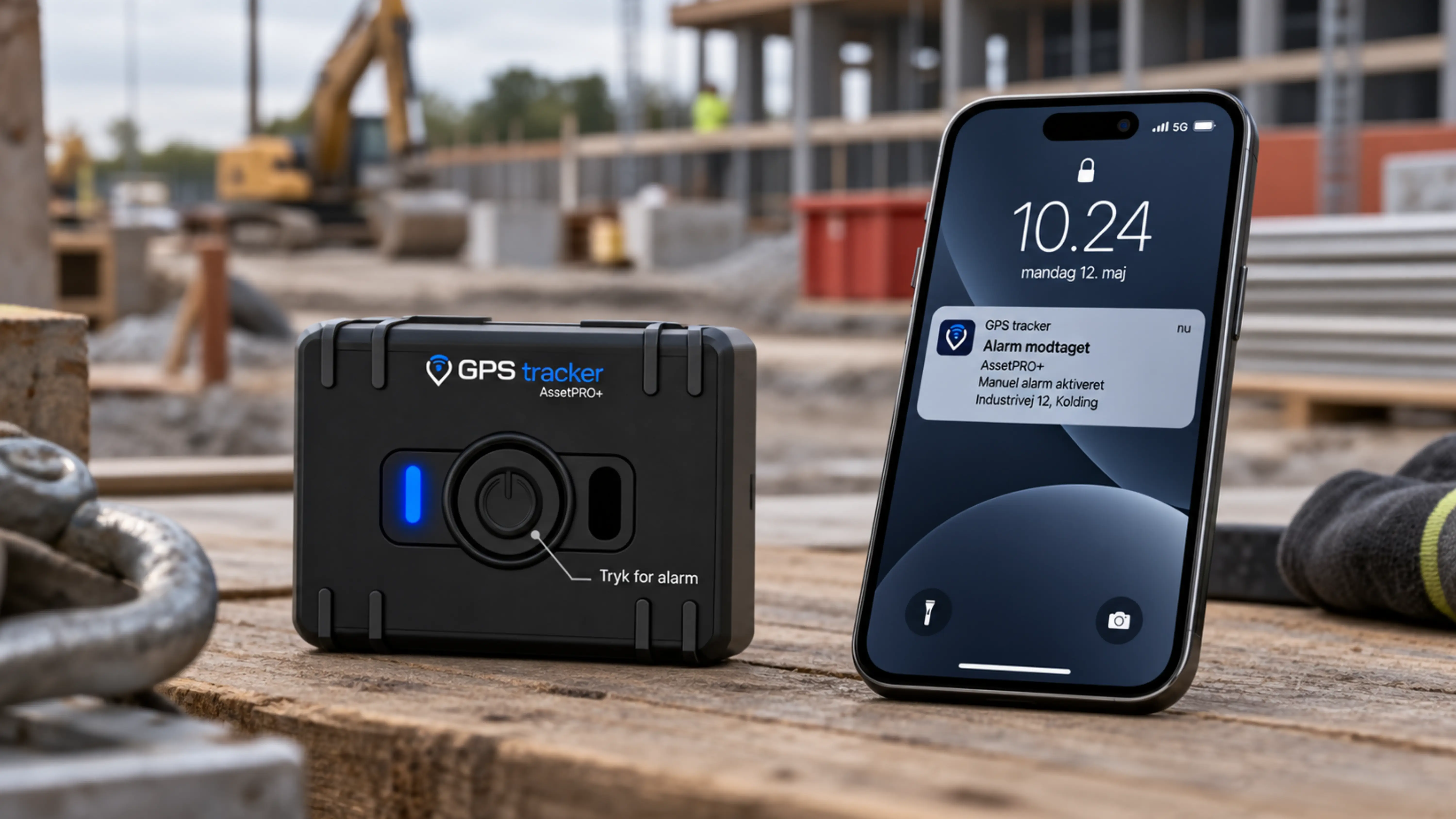 AssetPRO+ GPS tracker med alarm- og h�ndelsesfunktion