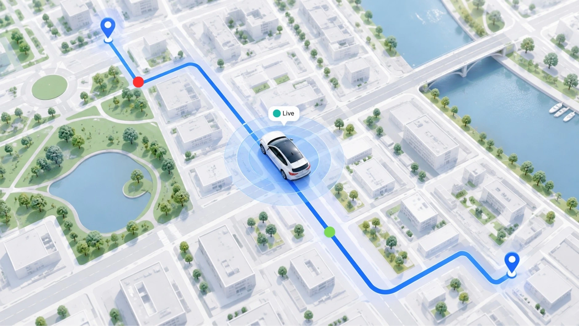 DrivePRO Direct GPS tracker med h�j sporingskvalitet og pr�cis GNSS-position
