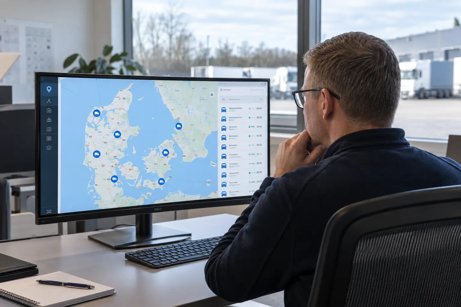 GPS tracking af trailer og afkoblet transportmateriel