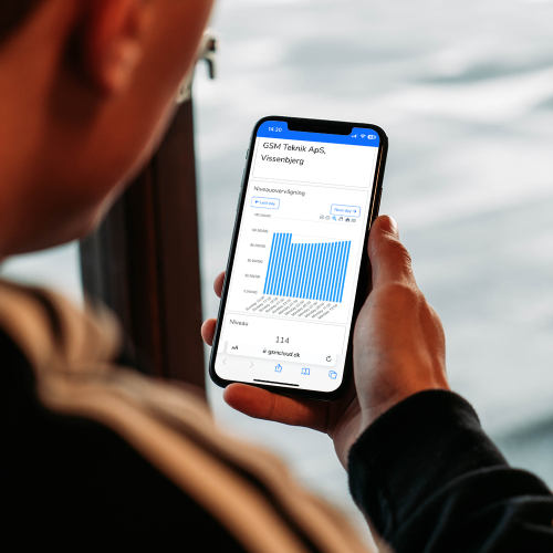 GSM logger m/5m tryktransmitter 19Ah (IP65)