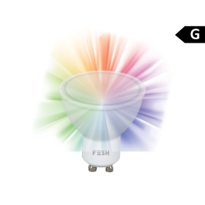 LED SPOT MULTICOLOR GU10 5W