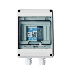 GSM VA alarm 230V i IP65 elboks (5G-NB-IoT) m/flyder