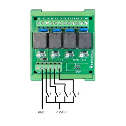 4 relay con