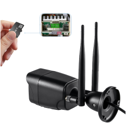 4G GSM udendrs mini sort kamera 5MP