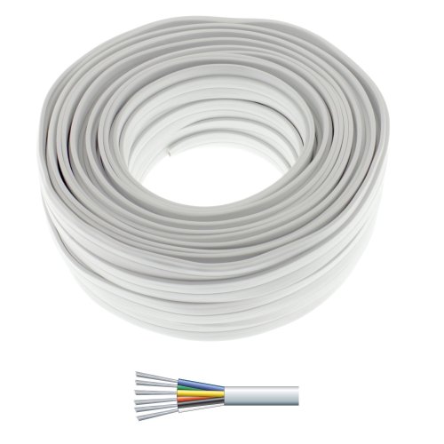 6-leder alarmkabel pr. m