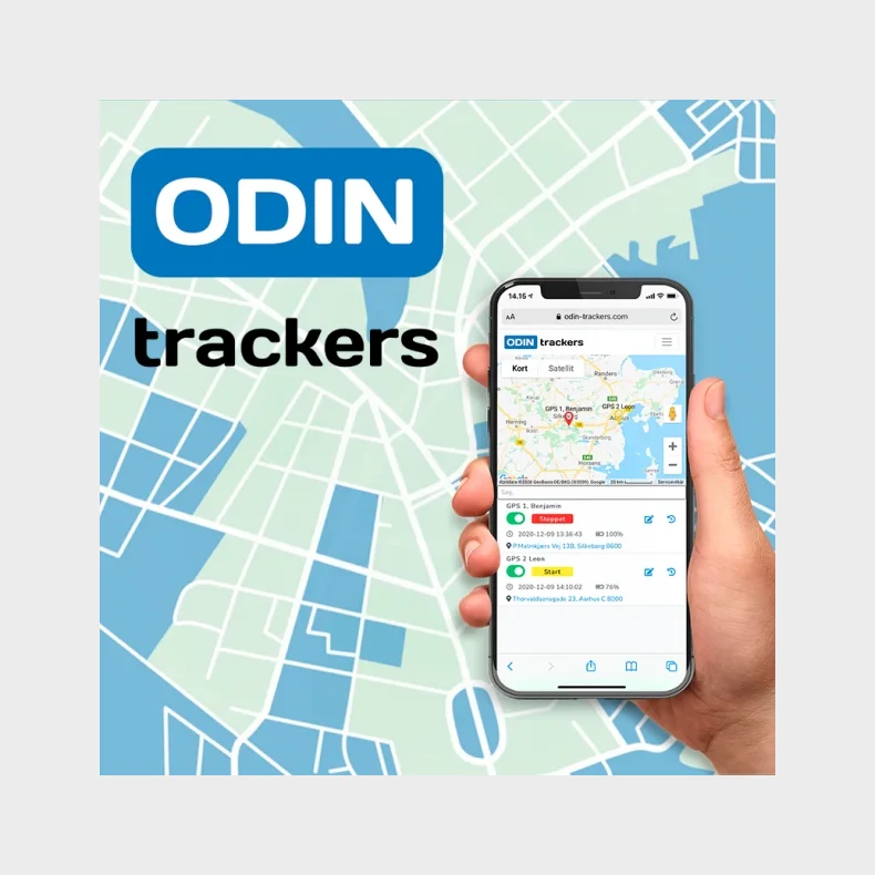 Genopladelig GPS-tracker - Uden abonnement (7-50V)