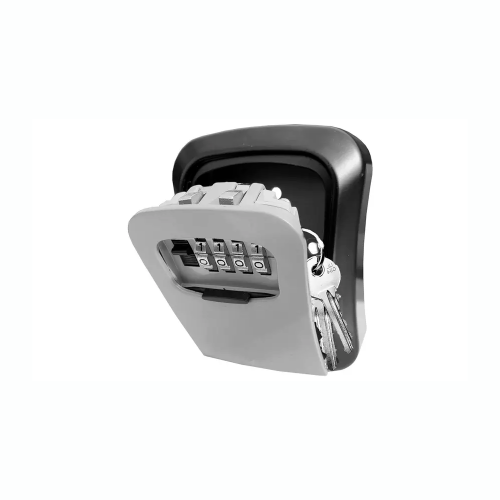 N�gleboks med kode i metal