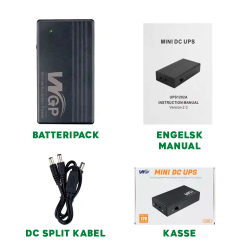 12V Mini UPS - 2000mAh 