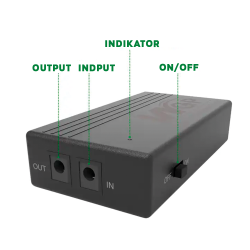 12V Mini UPS - 2000mAh 