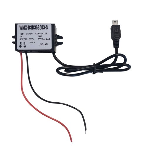 10-55V fast str�mtilslutning til Mini USB 