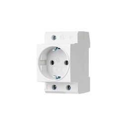 DIN Skinne Stikkontakt 16A 250V