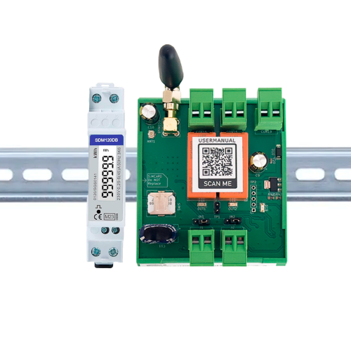 GSM logger med 1 KWh bimler (230V)
