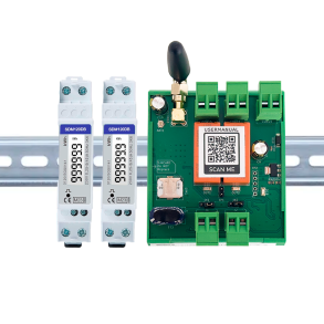 GSM logger med 2 KWh bimler (2 faser)