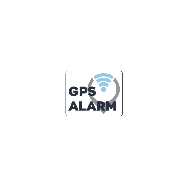  GPS alarmmrke 5x4cm