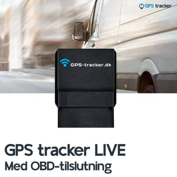 GPS tracker LIVE m/OBDtilslutning GPS TRACKERE GPSTracker.dk