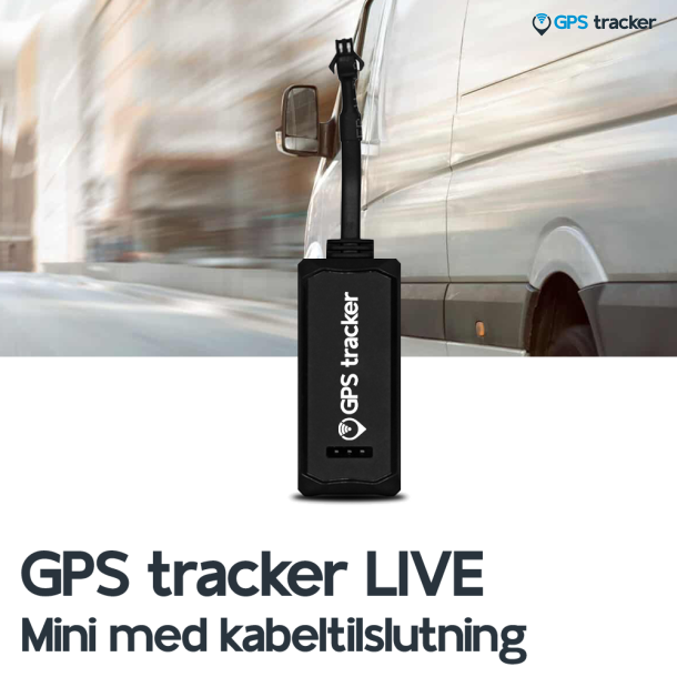 GPS tracker LIVE mini m/Kabeltilslutning
