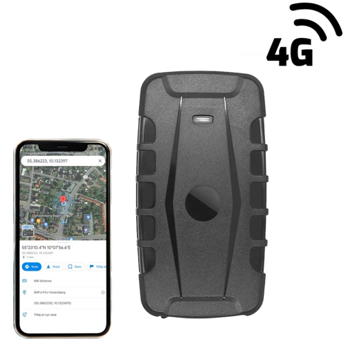 GPS tracker m/stort batteri uden abonnement 4G
