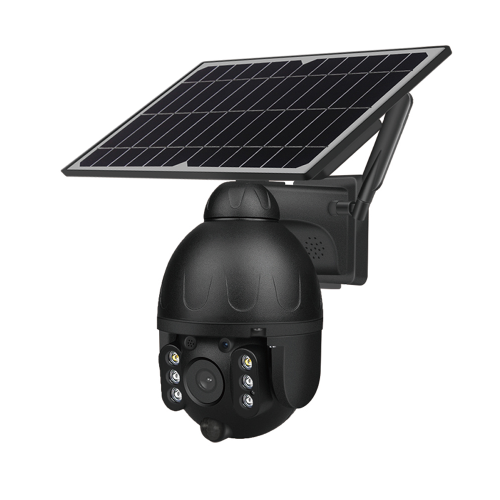 4G GSM kamera udend�rs PTZ solcelle 2MP sort