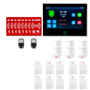 GSM Tyverialarm pakke 200m2