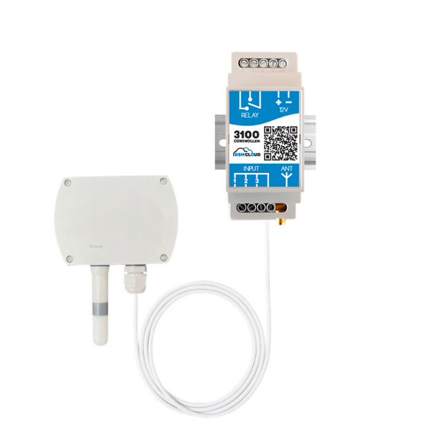  GSM fugt- og temperatur logger (5G NB-IoT)