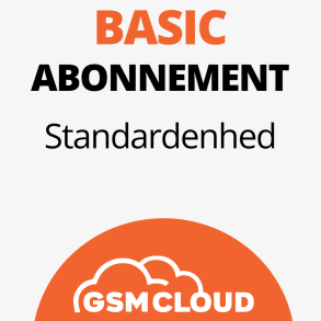 1 rs BASIC abonnement GSMCloud (Standardenhed)