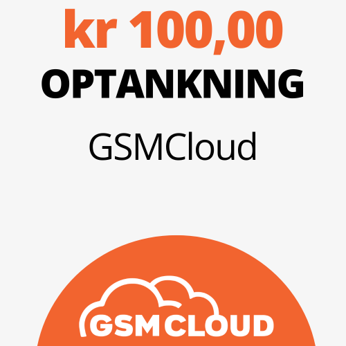 Optankning  til GSMCLOUD