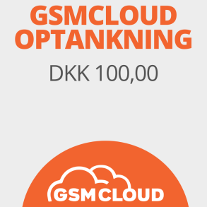 Optankning  til GSMCLOUD