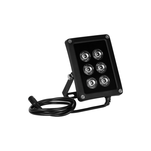 IR lys m/6 kraftige LED til kameraoverv�gning 30 gr.