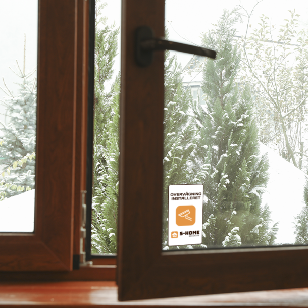 Overvgning installeret 6x10 cm dobbeltsidet