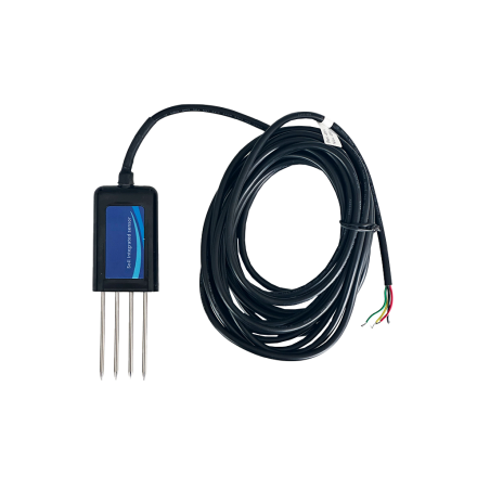 Jordsensor til fugt, temperatur, pH, salinitet og NPK RS485 