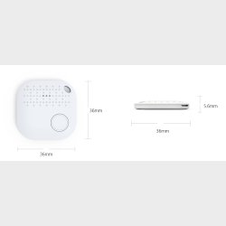 Bluetooth Beacon 36x36x5,6 mm (1,3 r) m/buzzer &amp; knap