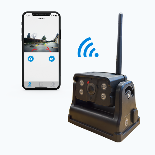 Trdlst WiFi kamera til trailer - magnetisk og genopladeligt