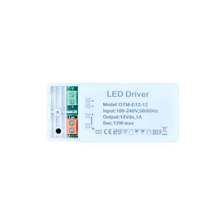 Str�mforsyning LED-driver 12V DC � 12W / 1A
