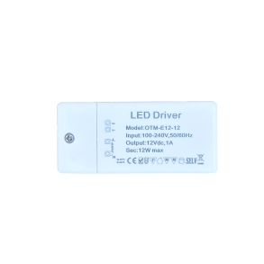 Str�mforsyning LED-driver 12V DC � 12W / 1A