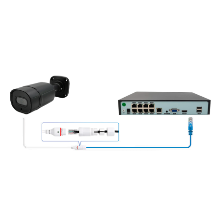 nvr optager boks poe 8 kanal 4