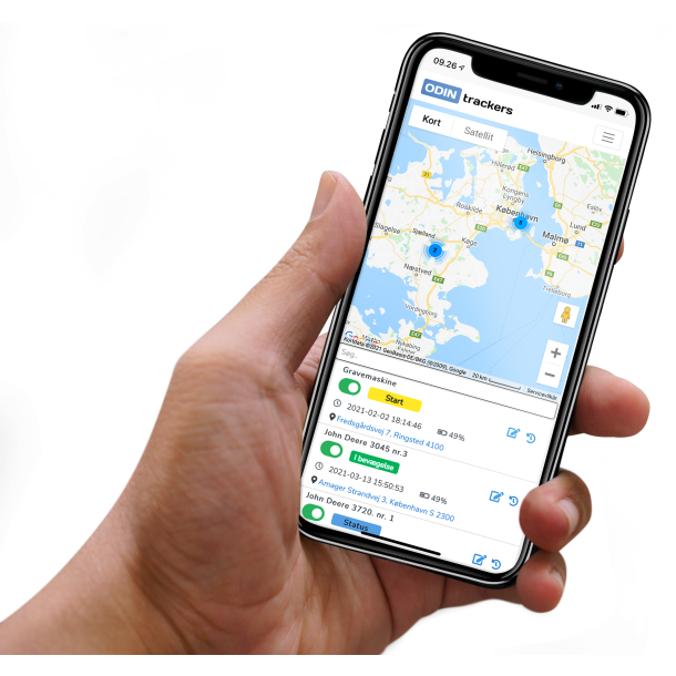 GPS-tracker vandtt 7-50V abonnementsfri (5G NB-IoT)