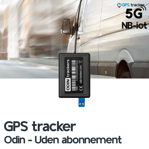 Genopladelig GPS-tracker - Uden abonnement (7-50V)