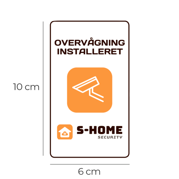Overvgning installeret 6x10 cm dobbeltsidet