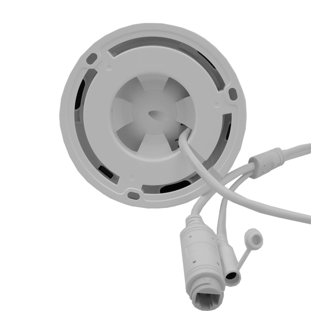 Overvgningspakke POE 4ch m/4 turret kamera hvid