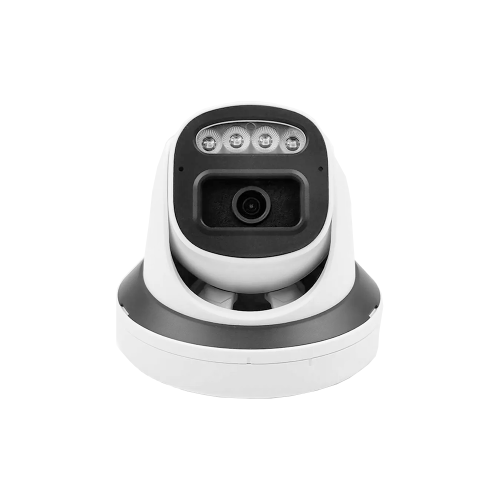 Overv�gningspakke POE 8ch m/6 turret kamera hvid