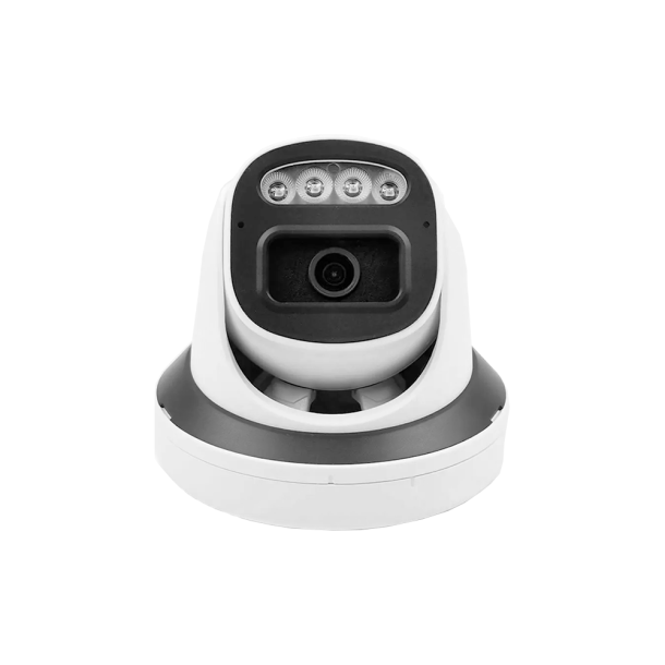 Overvgningspakke POE 8ch m/8 turret kamera hvid