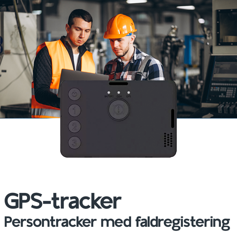 GPS Person Tracker m/batteri