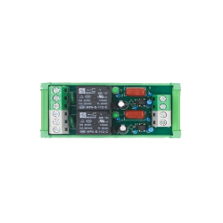 Relmodul 2CH 12V til DIN-skinne