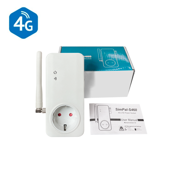 GSM stikkontakt S460 4G m/strmmling