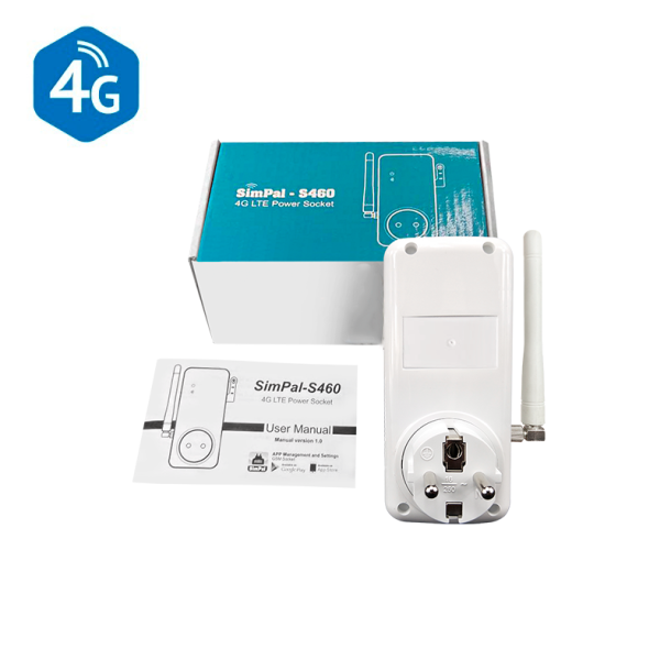 GSM stikkontakt S460 4G m/strmmling