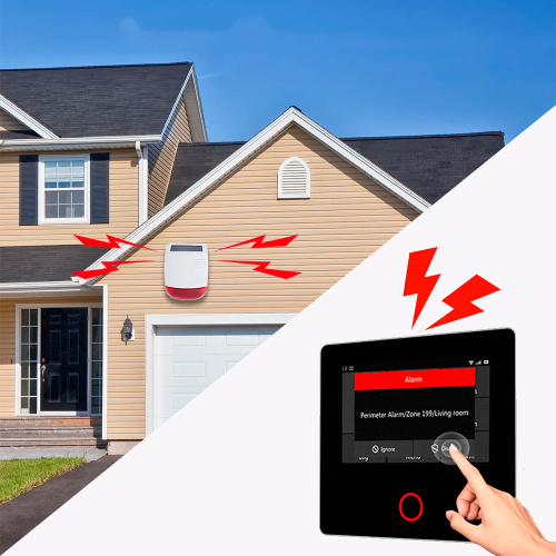 Sirene XL ude 110dB m/solcelle